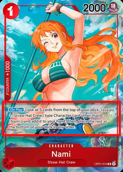 Nami OP01-016 [ Inglese / Giapponese / Francese / Cinese Semplificato ]