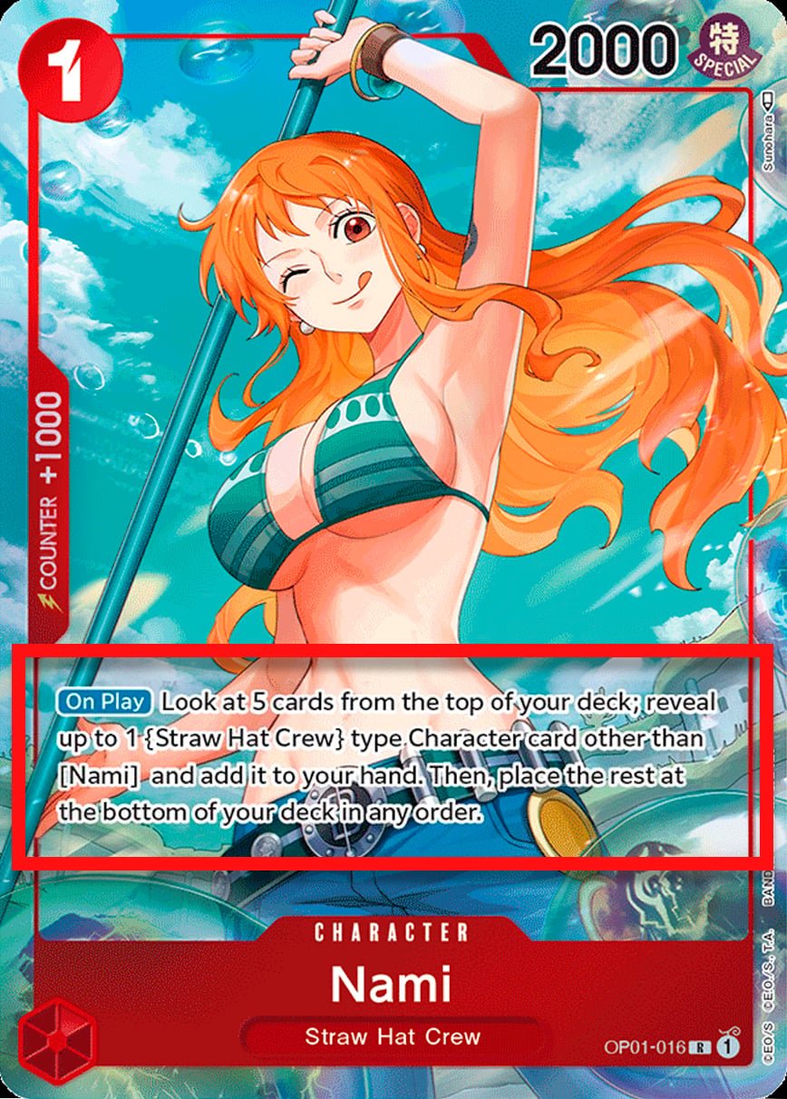 Nami OP01-016 [ Inglese / Giapponese / Francese / Cinese Semplificato ]