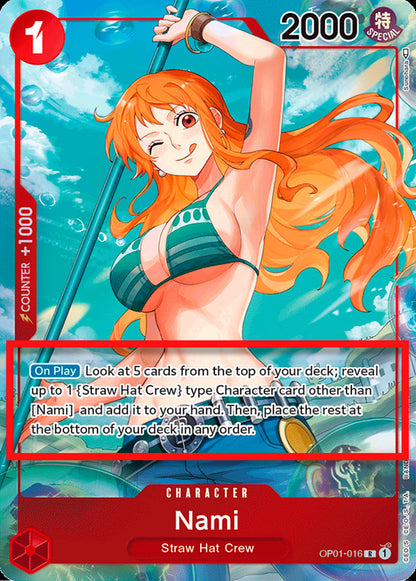 Nami OP01-016 [ Inglese / Giapponese / Francese / Cinese Semplificato ]