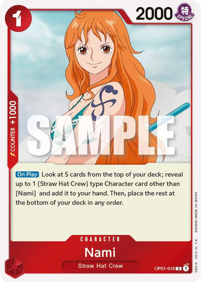 Nami OP01-016 [ Inglese / Giapponese / Francese / Cinese Semplificato ]