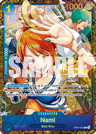 Nami OP09-050 [ Inglese / Giapponese / Francese / Cinese Semplificato ]