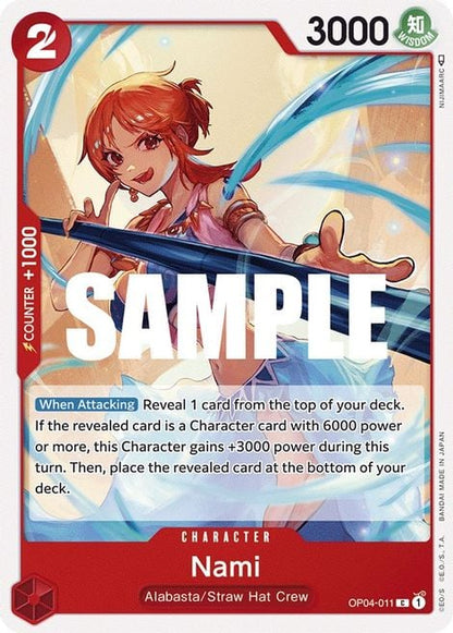 Nami OP04-011 [ Inglese / Giapponese / Francese / Cinese Semplificato ]