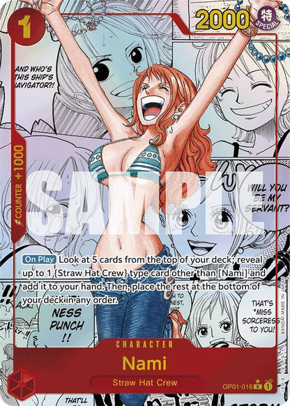 Nami OP01-016 [ Inglese / Giapponese / Francese / Cinese Semplificato ]