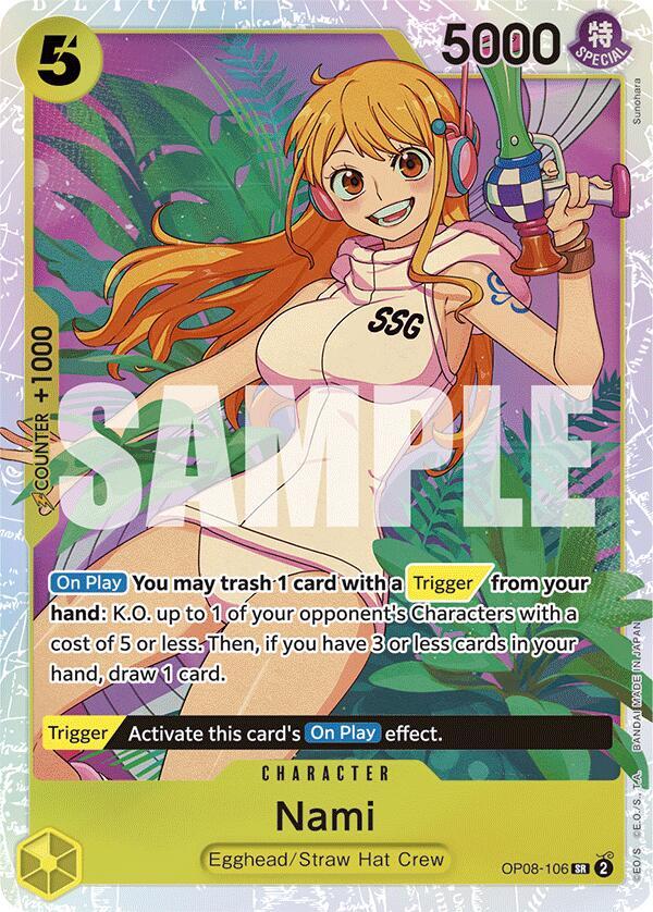 Nami OP08-106 [ Inglese / Giapponese / Francese / Cinese Semplificato ]