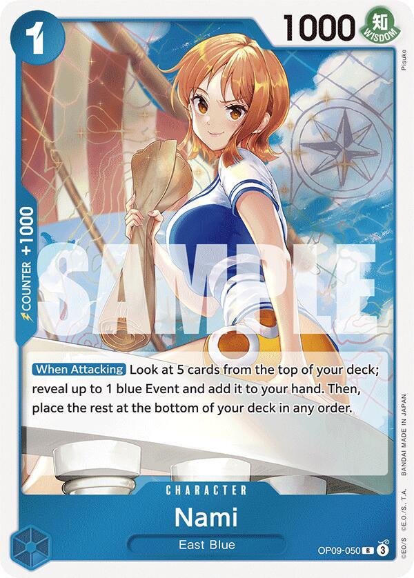 Nami OP09-050 [ Inglese / Giapponese / Francese / Cinese Semplificato ]