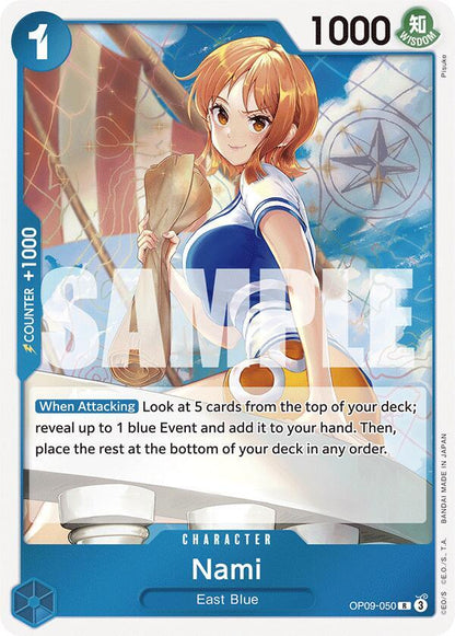 Nami OP09-050 [ Inglese / Giapponese / Francese / Cinese Semplificato ]