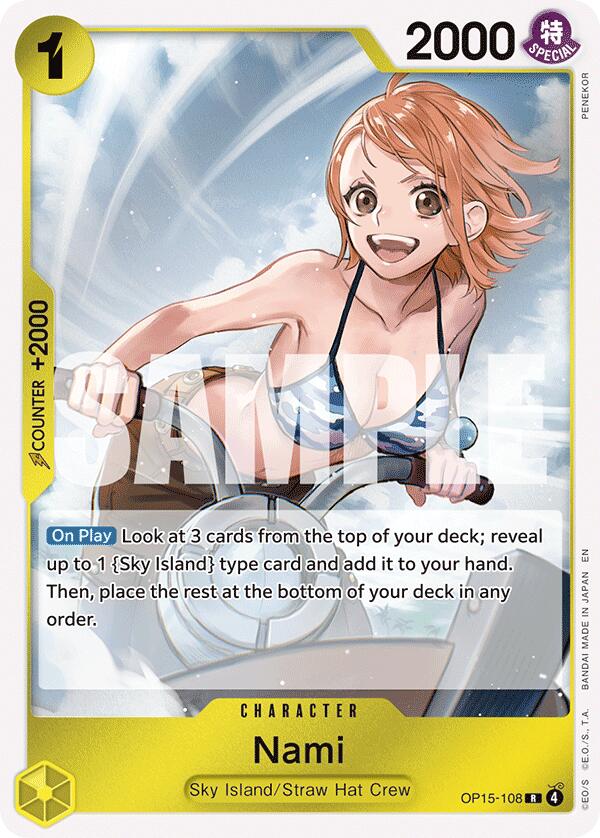 Nami OP15-108 [ Inglese / Giapponese ]