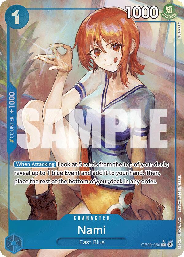 Nami OP09-050 [ Inglese / Giapponese / Francese / Cinese Semplificato ]