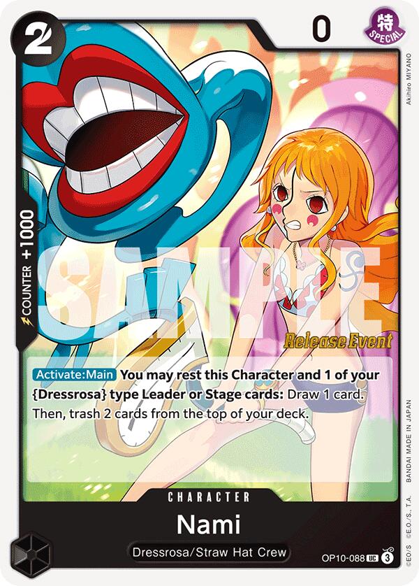 Nami OP10-088 [ Inglese / Giapponese / Francese / Cinese Semplificato ]