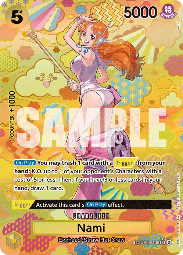 Nami OP08-106 [ Inglese / Giapponese / Francese / Cinese Semplificato ]