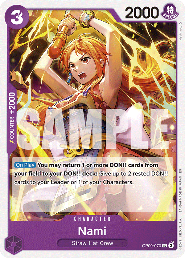 Nami OP09-070 [ Inglese / Giapponese / Francese / Cinese Semplificato ]
