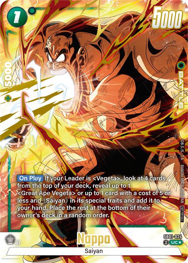 Nappa SB01-024 [ Inglese / Giapponese ]