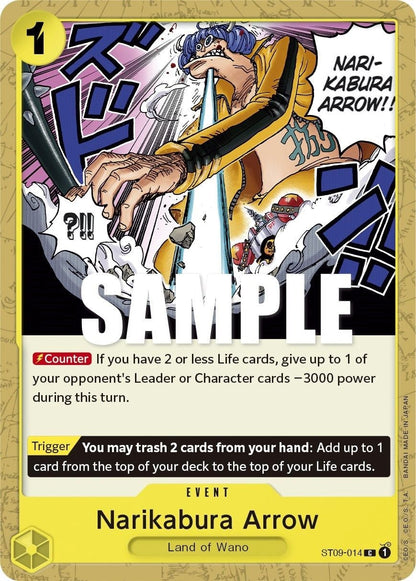 Narikabura Arrow ST09-014 [ Inglese / Giapponese / Francese / Cinese Semplificato ]