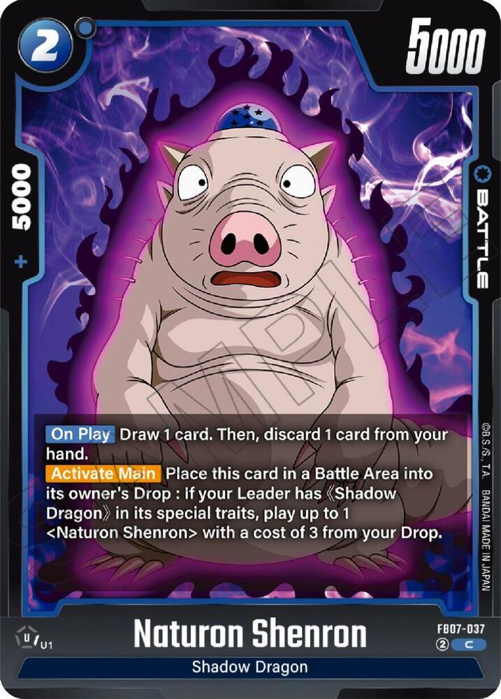 Naturon Shenron FB07-037 [ Inglese / Giapponese ]