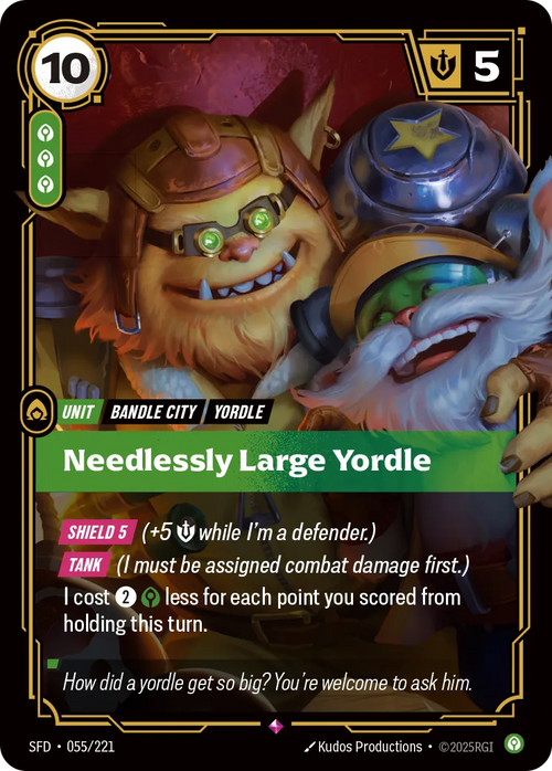 Needlessly Large Yordle (RARE) [ Inglese / Cinese Semplificato ]