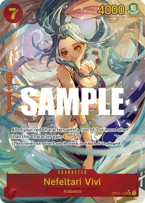 Nefeltari Vivi OP04-118 [ Inglese / Giapponese / Francese / Cinese Semplificato ]