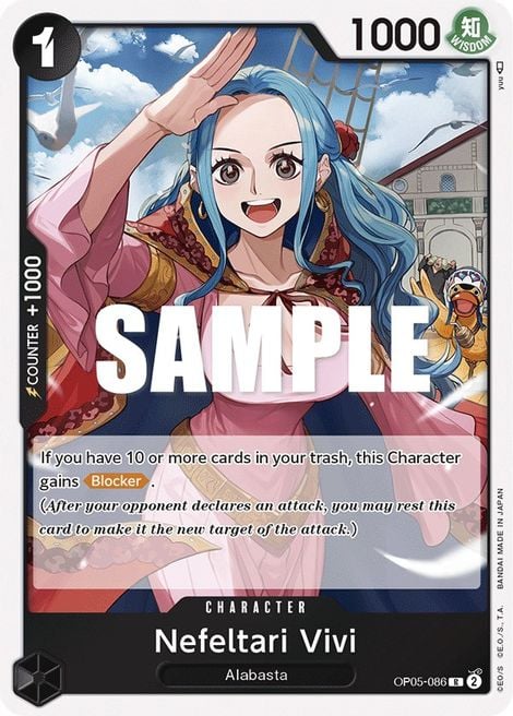 Nefeltari Vivi OP05-086 [ Inglese / Giapponese / Francese / Cinese Semplificato ]