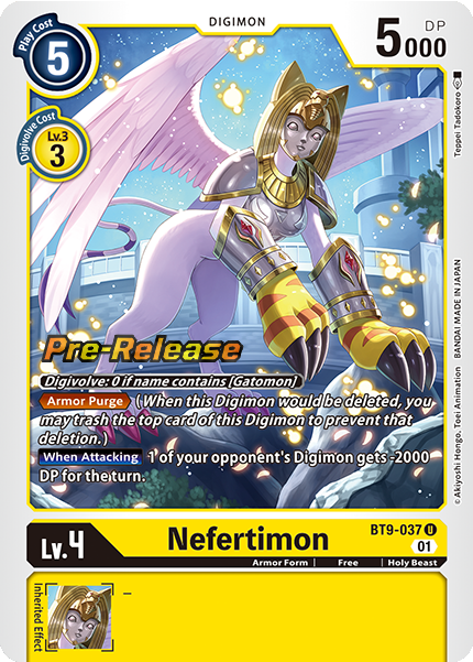 Nefertimon BT9-037 [ Inglese / Giapponese ]
