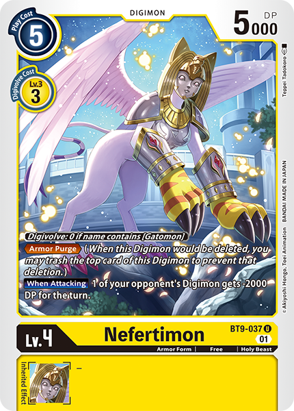 Nefertimon BT9-037 [ Inglese / Giapponese ]