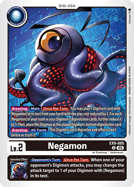 Negamon EX9-005 [ Inglese / Giapponese ]