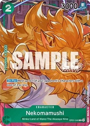 Nekomamushi OP01-048 [ Inglese / Giapponese / Francese / Cinese Semplificato ]