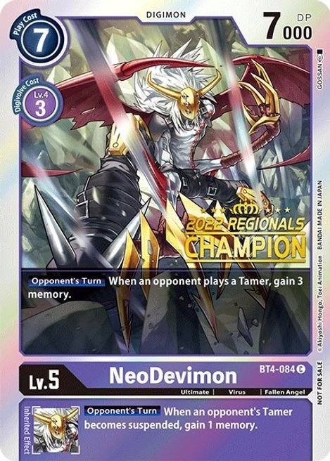 NeoDevimon BT4-084 [ Inglese / Giapponese ]