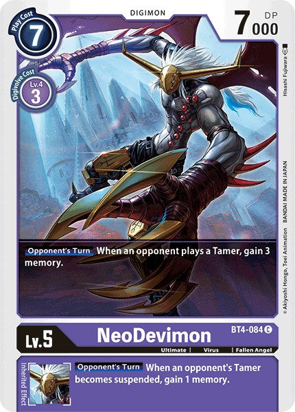 NeoDevimon BT4-084 [ Inglese / Giapponese ]