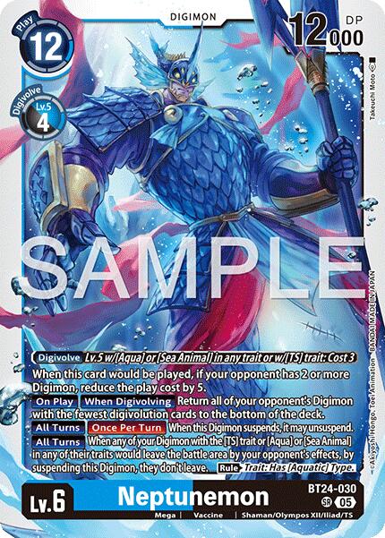 Neptunemon BT24-030 [ Inglese / Giapponese ]
