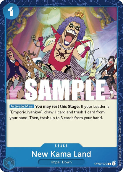 New Kama Land OP02-070 [ Inglese / Giapponese / Francese / Cinese Semplificato ]