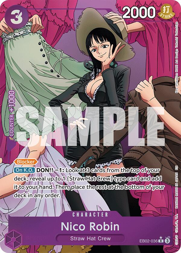 Nico Robin EB02-036 [ Inglese / Giapponese / Francese / Cinese Semplificato ]