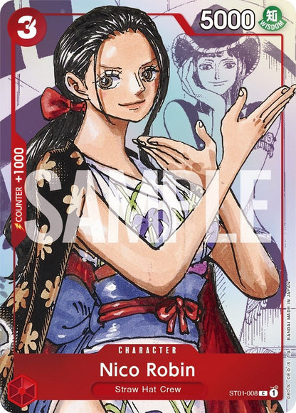 Nico Robin ST01-008 [ Inglese / Giapponese / Francese / Cinese Semplificato ]