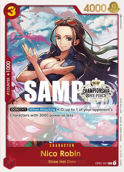 Nico Robin OP01-017 [ Inglese / Giapponese / Francese / Cinese Semplificato ]