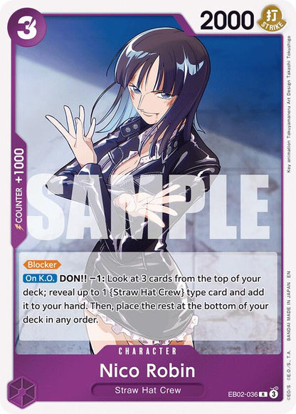 Nico Robin EB02-036 [ Inglese / Giapponese / Francese / Cinese Semplificato ]