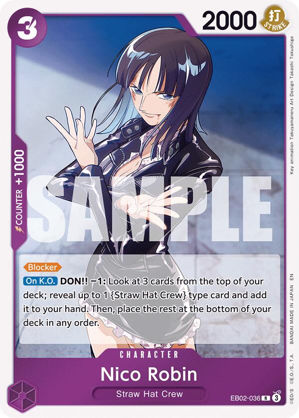 Nico Robin EB02-036 [ Inglese / Giapponese / Francese / Cinese Semplificato ]