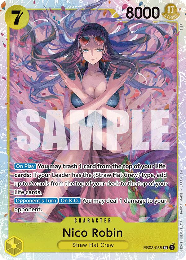 Nico Robin EB03-055 [ Inglese / Giapponese / Francese / Cinese Semplificato ]