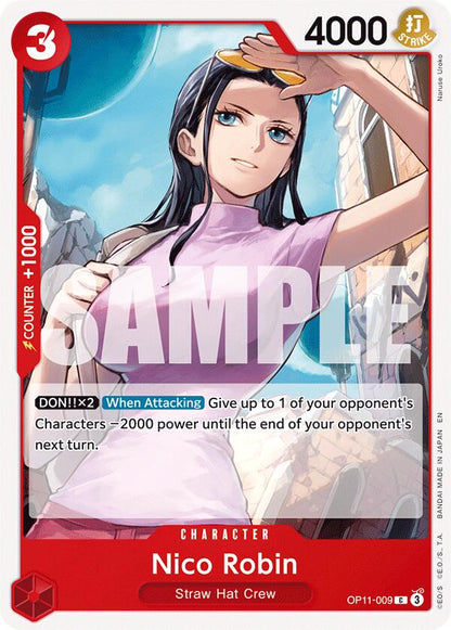 Nico Robin OP11-009 [ Inglese / Giapponese / Francese / Cinese Semplificato ]