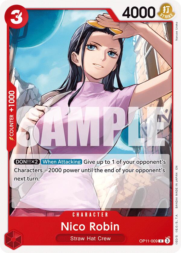 Nico Robin OP11-009 [ Inglese / Giapponese / Francese / Cinese Semplificato ]