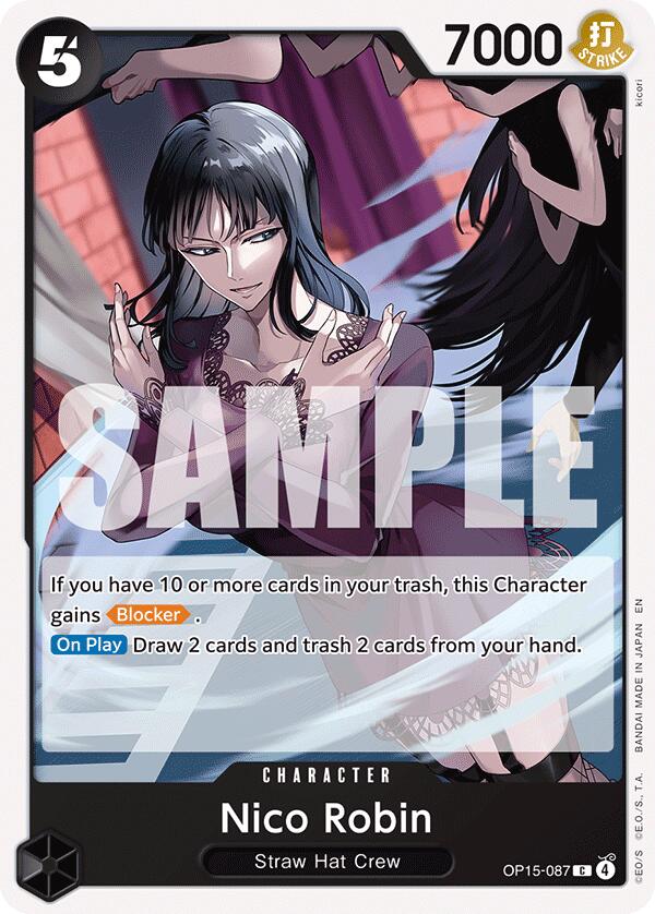 Nico Robin OP15-087 [ Inglese / Giapponese / Francese / Cinese Semplificato ]