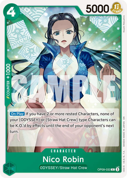 Nico Robin OP09-033 [ Inglese / Giapponese / Francese / Cinese Semplificato ]