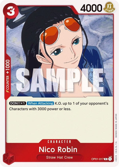 Nico Robin OP01-017 [ Inglese / Giapponese / Francese / Cinese Semplificato ]