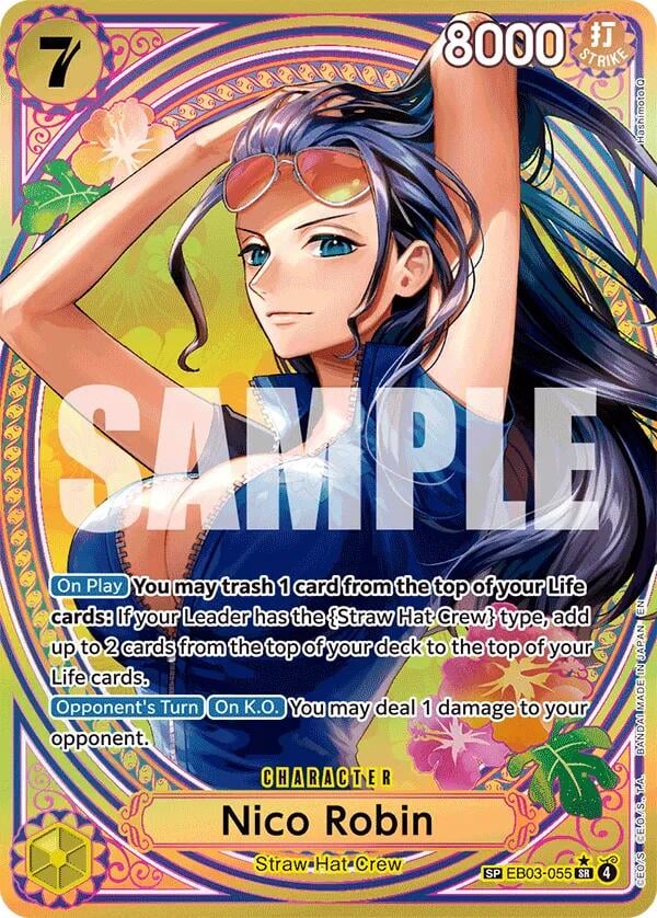 Nico Robin EB03-055 [ Inglese / Giapponese / Francese / Cinese Semplificato ]