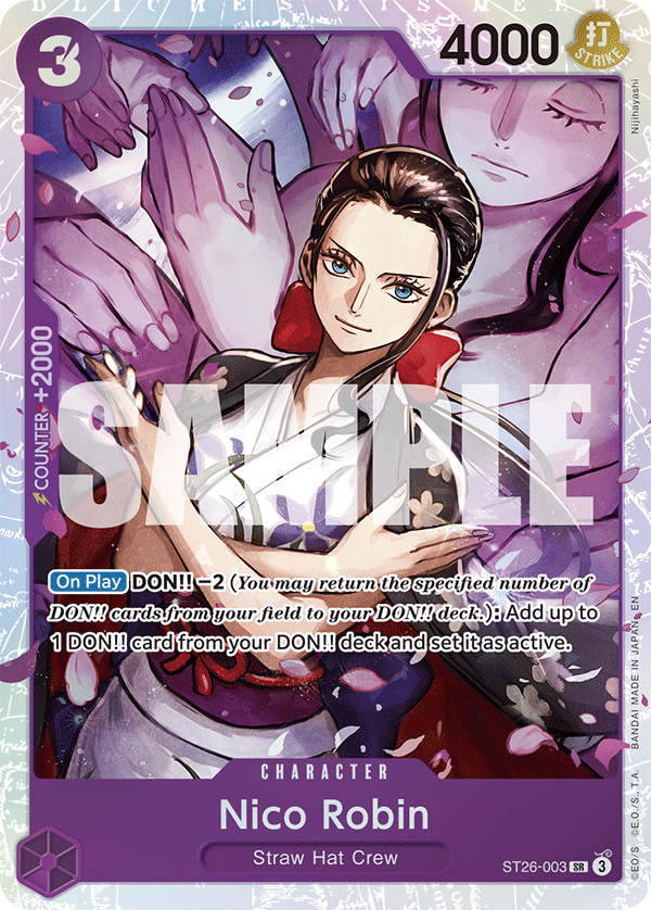 Nico Robin ST26-003 [ Inglese / Giapponese / Francese / Cinese Semplificato ]