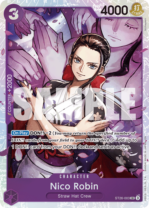 Nico Robin ST26-003 [ Inglese / Giapponese / Francese / Cinese Semplificato ]
