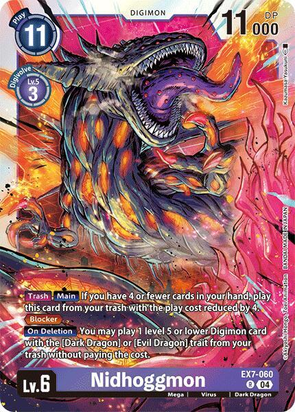 Nidhoggmon EX7-060 [ Inglese / Giapponese ]