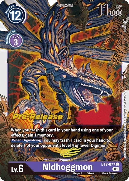 Nidhoggmon BT7-077 [ Inglese / Giapponese ]