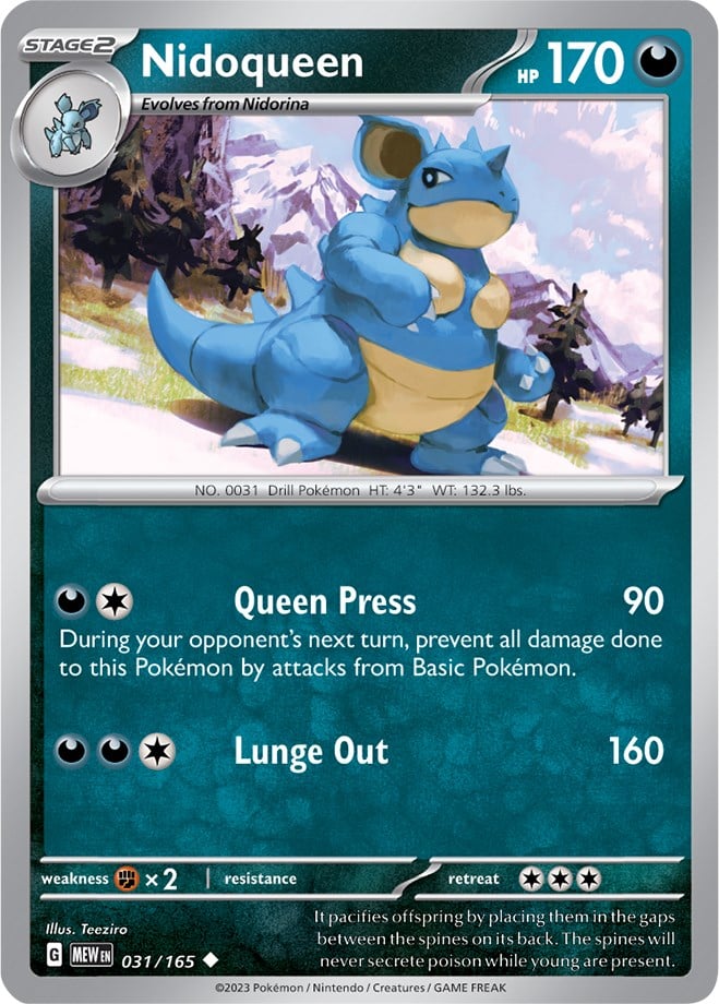 Nidoqueen - 151 031/165 [ Italiano / Inglese ]