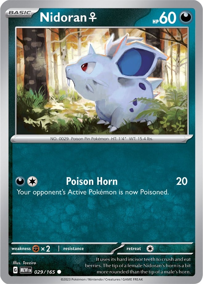 Nidoran♀ - 151 029/165 [ Italiano / Inglese ]