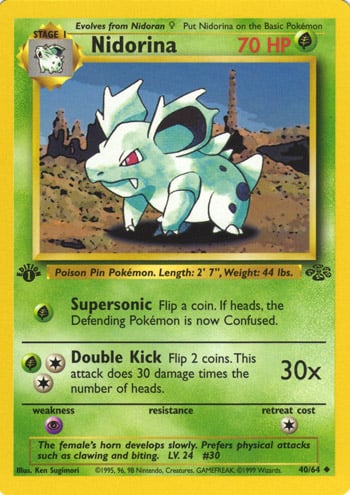 Nidorina - Jungle 40/64 [ Italiano / Inglese ]