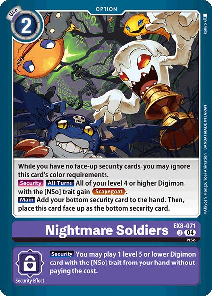 Nightmare Soldiers EX8-071 [ Inglese / Giapponese ]