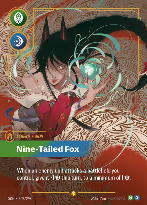 Ahri - Nine-Tailed Fox (RARE) [ Inglese / Cinese Semplificato ]